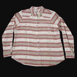 Ariat Women's XL Long Sleeve Crowheart Button Shirt - Desert Serape